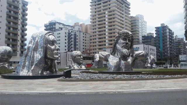 Apartamento Barato Na Ocian Praia Grande (Santos) Exterior foto